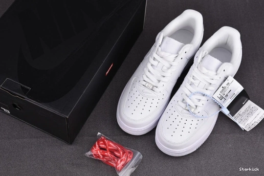 White Nike 1 Supreme CU9225-100 Air Force Low 0810